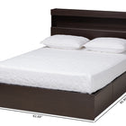 Baxton Studio Blaine Modern and Contemporary Dark Brown Finished Wood Queen Size 6-Drawer Platform Storage Bed