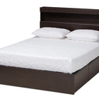 Baxton Studio Blaine Modern and Contemporary Dark Brown Finished Wood Queen Size 6-Drawer Platform Storage Bed