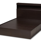 Baxton Studio Blaine Modern and Contemporary Dark Brown Finished Wood Queen Size 6-Drawer Platform Storage Bed
