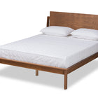 Baxton Studio Giuseppe Modern and Contemporary Walnut Brown Finished King Size Platform Bed