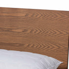 Baxton Studio Giuseppe Modern and Contemporary Walnut Brown Finished King Size Platform Bed