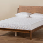 Baxton Studio Giuseppe Modern and Contemporary Walnut Brown Finished King Size Platform Bed