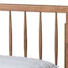 Baxton Studio Toru Mid-Century Modern Ash Walnut Finished Wood King Size Platform Bed