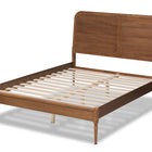 Baxton Studio Kassidy Classic and Traditional Walnut Brown Finished Wood Queen Size Platform Bed