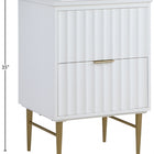 Meridian Furniture Modernist 24" Engineered Stone Top And Solid Wood Base Bathroom Vanity - Gold