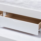 Baxton Studio Linna Modern and Contemporary White-Finished Daybed with Trundle