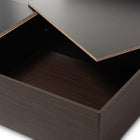 Baxton Studio Larsine Modern and Contemporary Brown Finished Queen Size Platform Storage Bed