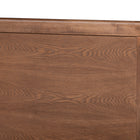 Baxton Studio Eloise Rustic Modern Light Grey Fabric Upholstered and Ash Walnut Brown Finished Wood King Size Platform Bed