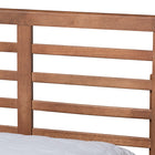 Baxton Studio Piera Modern and Contemporary Transitional Ash Walnut Brown Finished Wood Full Size 3-Drawer Platform Storage Bed