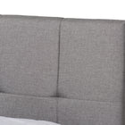 Baxton Studio Netti Light Grey Fabric Upholstered 2-Drawer King Size Platform Storage Bed