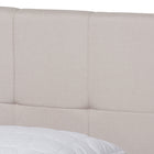 Baxton Studio Netti Beige Fabric Upholstered 2-Drawer King Size Platform Storage Bed