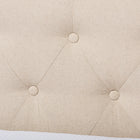 Baxton Studio Mabelle Modern and Contemporary Beige Fabric Trundle Daybed
