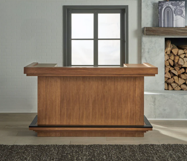 American Heritage Billiards Alta Home Bar in Brushed Walnut – Modern ...