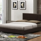 Baxton Studio Pless Dark Brown Modern Bed - Queen Size
