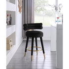 Meridian Furniture Fitzroy Velvet Counter Stool - Stools