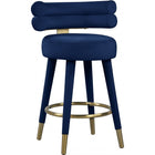 Meridian Furniture Fitzroy Velvet Counter Stool - Stools