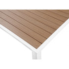 Meridian Furniture Nizuc Outdoor Patio Extendable Dining Table - Brown - Outdoor Furniture