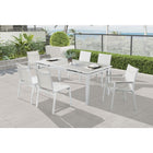 Meridian Furniture Nizuc Outdoor Patio Extendable Dining Table - Grey - Outdoor Furniture