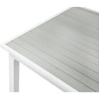 Meridian Furniture Nizuc Outdoor Patio Extendable Dining Table - Grey - Outdoor Furniture