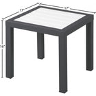 Meridian Furniture Nizuc End Table - White - Outdoor Furniture