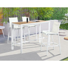 Meridian Furniture Nizuc Outdoor Patio Aluminum Bar Table 378-T - Outdoor Furniture