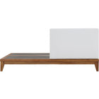 Meridian Furniture Rio Outdoor Off White Waterproof Modular Double Chair - Outdoor Furniture
