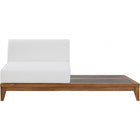 Meridian Furniture Rio Outdoor Off White Waterproof Modular Double Chair - Outdoor Furniture