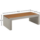 Meridian Furniture Rio Outdoor Coffee Table - Outdoor Furniture