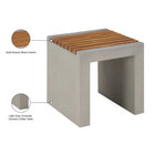 Meridian Furniture Rio Outdoor End Table - Outdoor Furniture