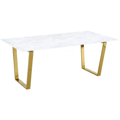 Meridian Furniture Cameron Gold Dining Table - Dining Tables