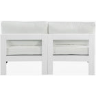 Meridian Furniture Nizuc Outdoor Patio White Aluminum Modular Sofa S60B - Outdoor Furniture