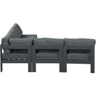 Meridian Furniture Nizuc Outdoor Patio Aluminum Modular Sectional 5A - Outdoor Furniture