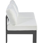 Meridian Furniture Nizuc Outdoor Patio Grey Aluminum Modular Sofa S60B - Outdoor Furniture