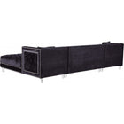 Meridian Furniture Moda Velvet 3pc. Sectional Sofa - Sofas