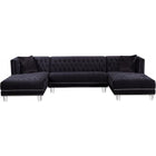 Meridian Furniture Moda Velvet 3pc. Sectional Sofa - Sofas