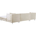 Meridian Furniture Moda Velvet 3pc. Sectional Sofa - Sofas