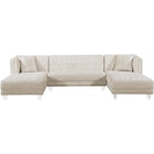 Meridian Furniture Moda Velvet 3pc. Sectional Sofa - Sofas