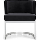 Meridian Furniture Silver Gianna Velvet Dining Chair - Dining Chairs