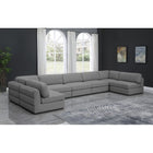 Meridian Furniture Beckham Linen Polyester Modular Sectional 7B - Sofas