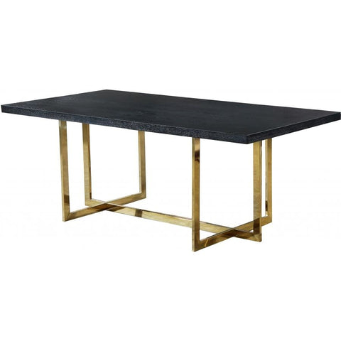 Meridian Furniture Elle Gold Dining Table - Dining Tables