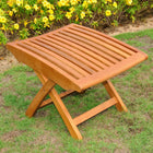 International Caravan Royal Tahiti Folding Wood Foot Rest - Outdoor Furniture