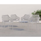 Meridian Furniture Mykonos Outdoor Patio Arm Dining Chair - Outdoor Furniture