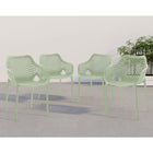 Meridian Furniture Mykonos Outdoor Patio Arm Dining Chair - Outdoor Furniture