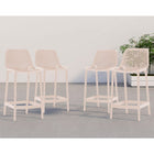Meridian Furniture Mykonos Outdoor Patio Stools - Outdoor Furniture