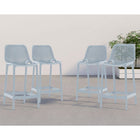 Meridian Furniture Mykonos Outdoor Patio Stools - Outdoor Furniture