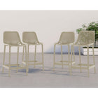 Meridian Furniture Mykonos Outdoor Patio Stools - Outdoor Furniture
