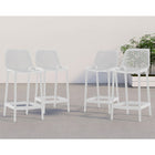 Meridian Furniture Mykonos Outdoor Patio Stools - Outdoor Furniture