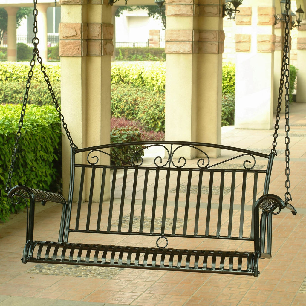 International Caravan Iron Tropico Swing - Outdoor Furniture
