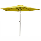 International Caravan Outdoor 8 Foot Aluminum Umbrella - Yellow - Outdoor Furniture