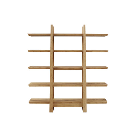 Greenington MANGOLIA Bamboo Shelf Caramelized with Exotic Tiger Inlay - Shelves & Cases